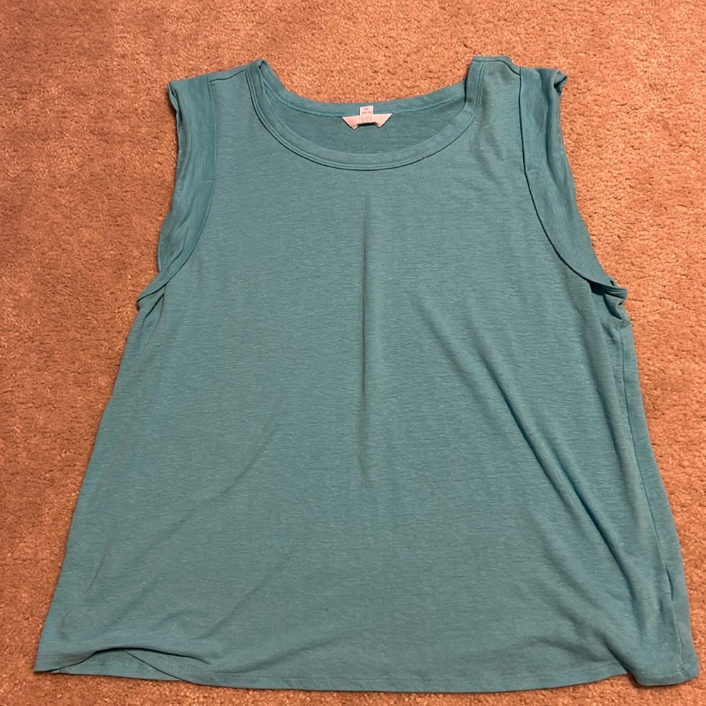 Women’s tank, blue, size xl